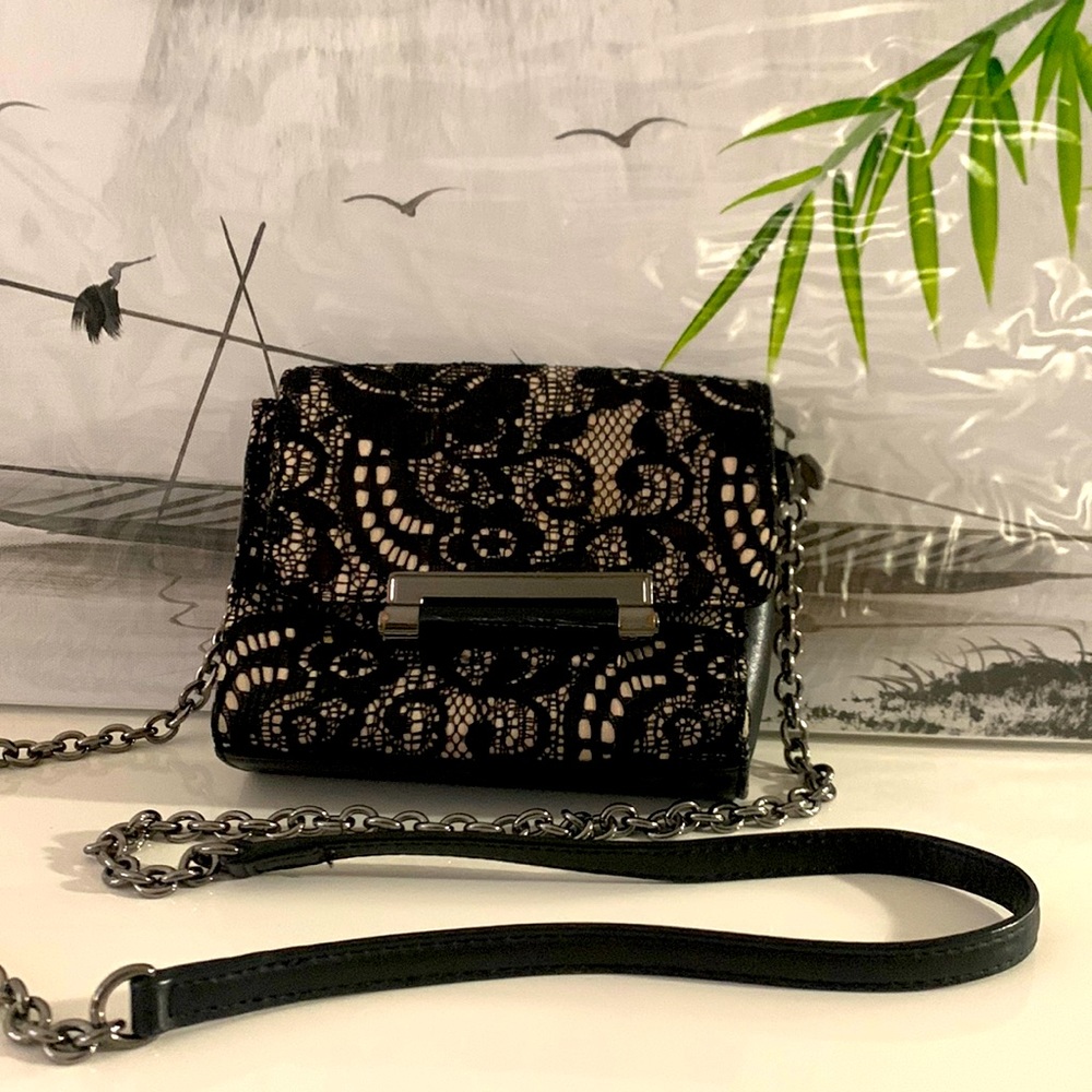 Black purse shoulder bag